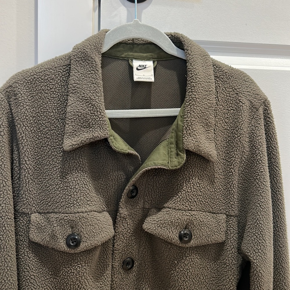 Nike Men’s Sherpa Shirt Jacket‎ - Picture 2 of 5